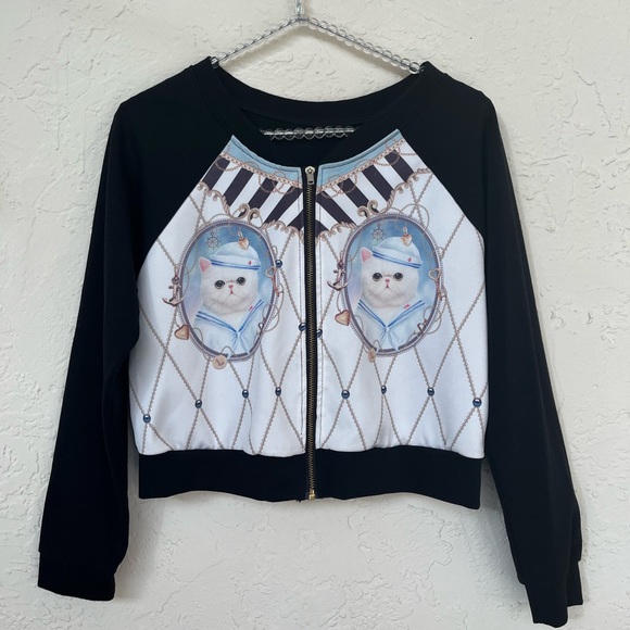 Dollskill Nautical Cat Jacket - Picture 1 of 4